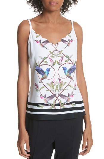 Women's Ted Baker London Highgrove Scalloped Camisole - White