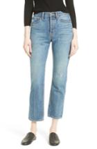 Women's Vince High Waist Vintage Straight Leg Jeans - Blue