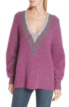 Women's Rag & Bone Jonie Sweater, Size - Purple