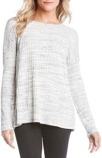Women's Karen Kane Rib Knit Sweater - Grey
