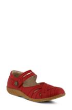 Women's Spring Step Hearts Flat .5-8us / 38eu - Red