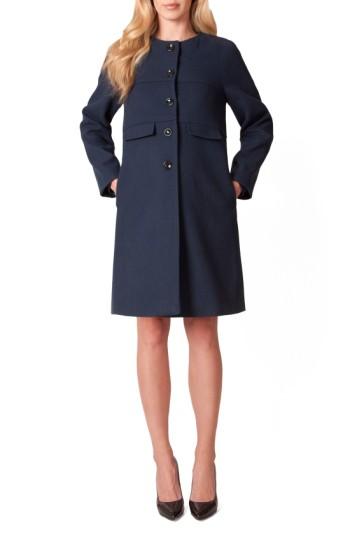 Women's Seraphine Celine Maternity Coat - Blue