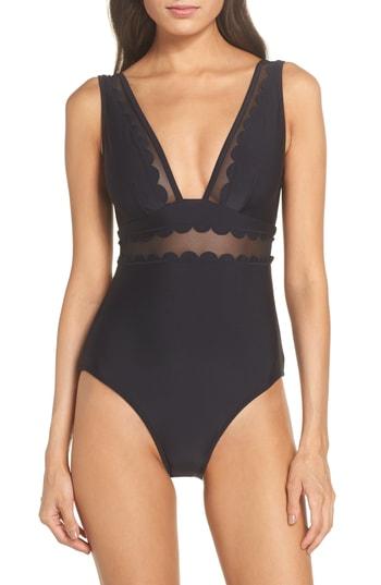 Women's Ted Baker London Galinda One-piece Swimsuit - Black