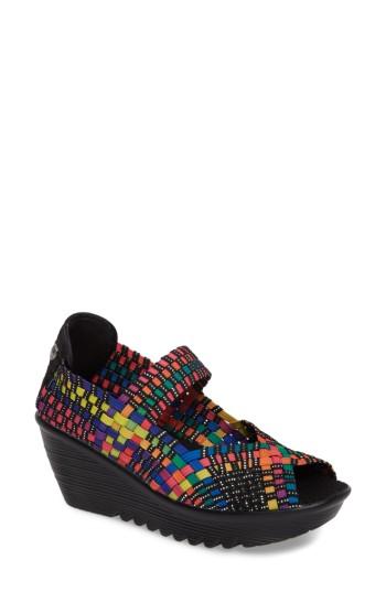 Women's Bernie Mev. Halle Platform Wedge Sandal Us / 40eu - Black