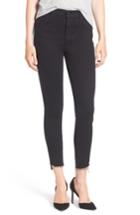 Women's Mother The Stunner Ankle Step Fray Jeans - Black