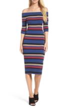 Women's Trina Trina Turk Off The Shoulder Dress - Black