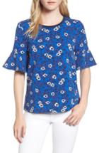 Women's Draper James Pastoral Floral Tee - Blue