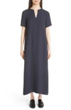Women's Lafayette 148 New York Archer Maxi Shift Dress, Size - Blue