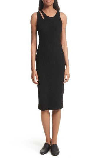 Women's Helmut Lang Slash Rib Knit Dress