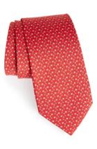 Men's Salvatore Ferragamo Lamp Print Tie, Size - Red