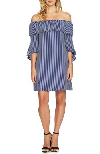 Women's Cece Off The Shoulder Shift Dress - Blue