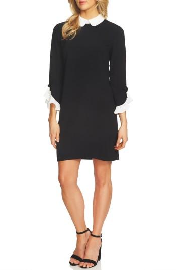 Women's Cece Ruffle Cuff Crepe Sheath Dress