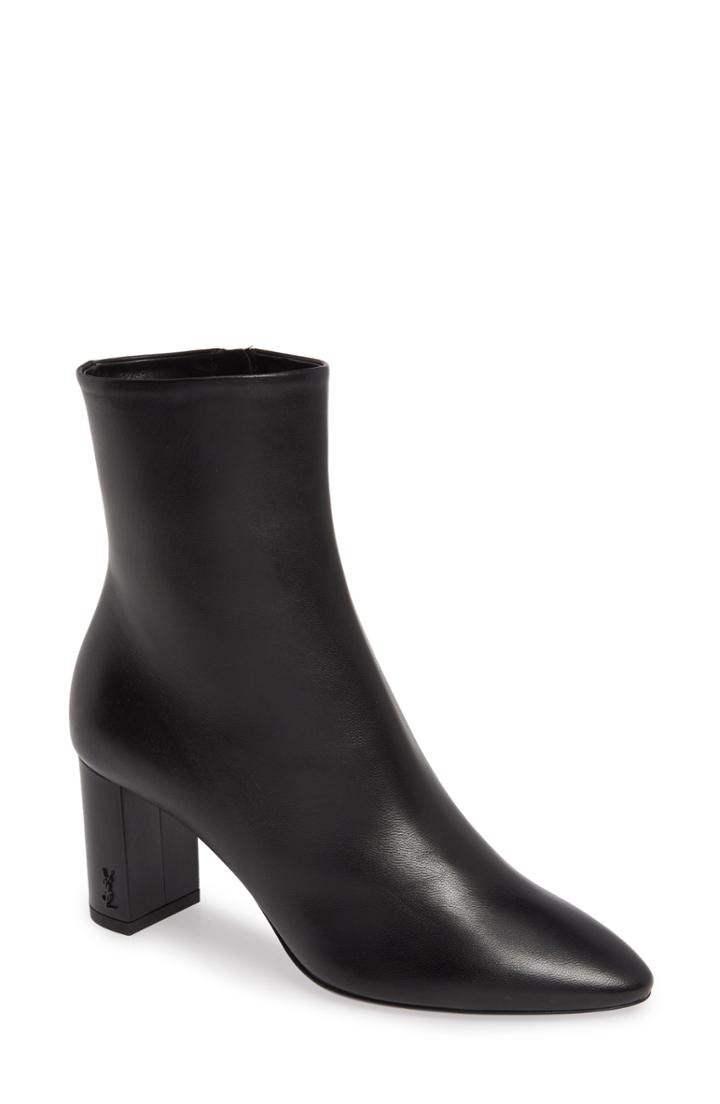 Women's Saint Laurent Lou Bootie Us / 34eu - Black