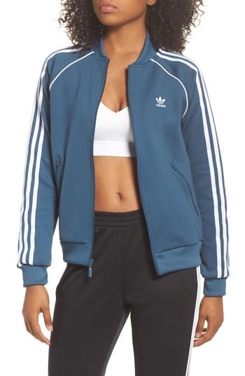 Women's Adidas Sst Track Jacket - Grey