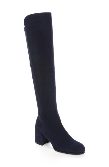Women's Stuart Weitzman Alljack Over The Knee Boot M - Blue