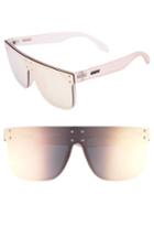 Women's #quayxkylie Hidden Hills 59mm Shield Sunglasses - Pink