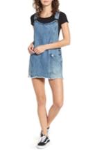 Women's Obey Debs Denim Overall Dress - Blue