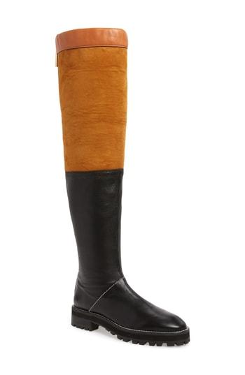 Women's Stuart Weitzman Renata Genuine Shearling Boot