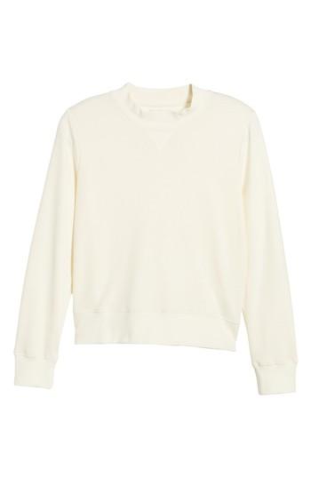 Women's Madewell Offline Mock Neck Top - White