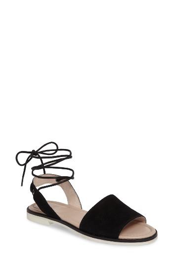 Women's M4d3 Paige Ankle Wrap Sandal .5 M - Black
