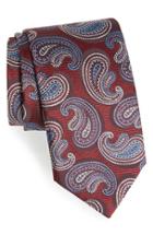 Men's Canali Paisley Silk Tie, Size - Grey