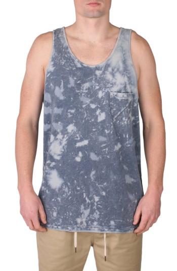 Men's Imperial Motion Acid Washed Pocket Tank - Blue