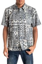 Men's Quiksilver Waterman Collection Cooks Fit Print Sport Shirt