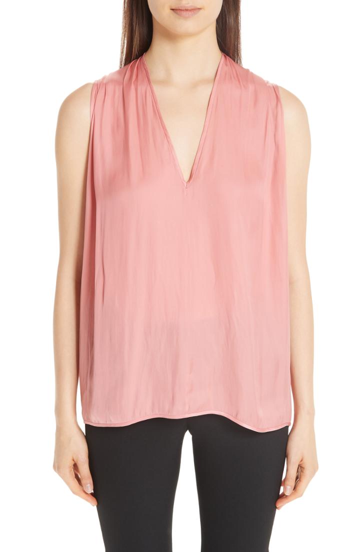 Women's Zero + Maria Cornejo Ina Drift Tank - Pink