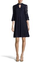 Women's Gucci Ruffle Tie Neck Dress