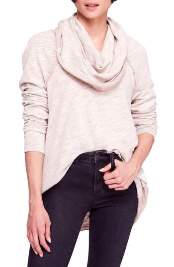 Women's Free People Cocoon Cowl Neck Top - White