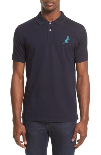 Men's Ps Paul Smith Dino Dino Embroidered Pique Polo