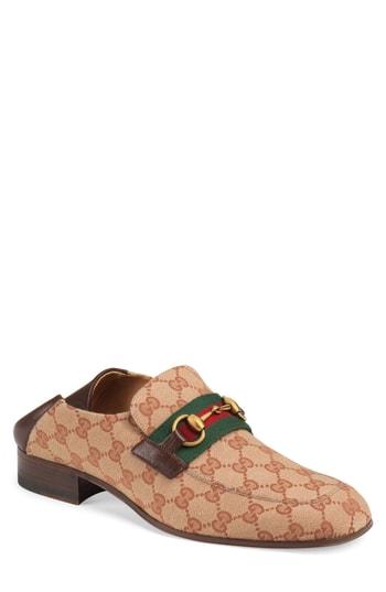 Men's Gucci Horsebit Collapsible Leather Loafer Us / 6uk - Brown