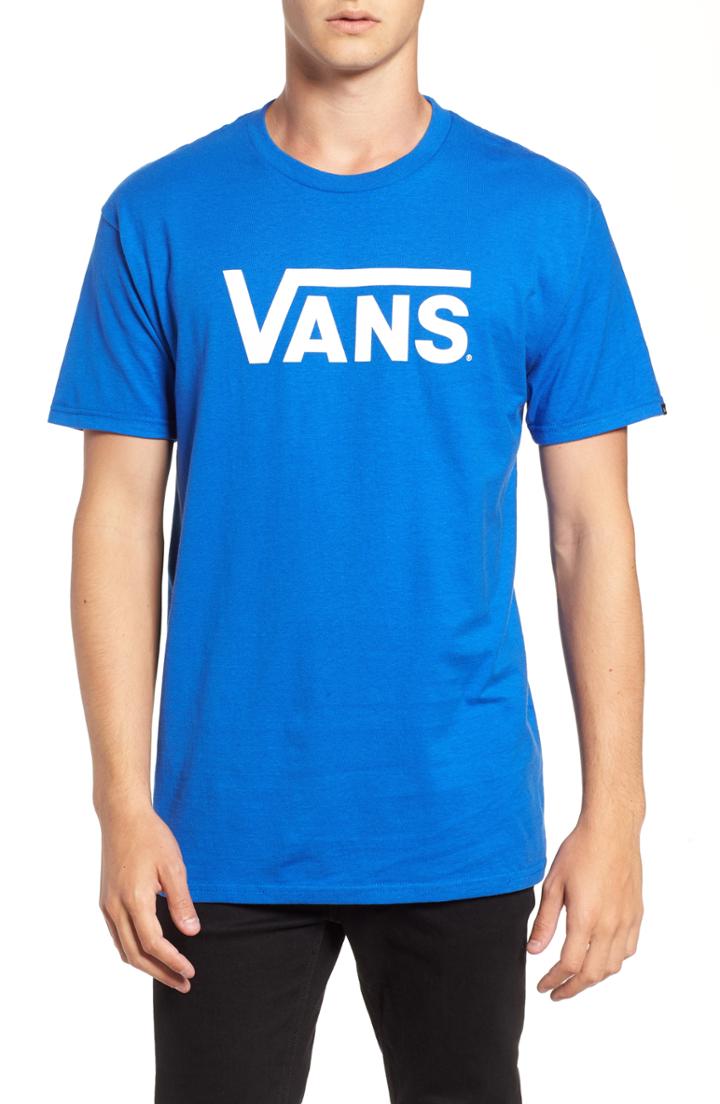 Men's Vans Classic Logo T-shirt, Size - Blue