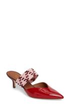 Women's Malone Souliers Maisie Banded Mule .5us / 37eu - Red