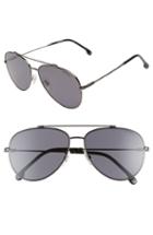 Men's Carrera Eyewear 62mm Polarized Aviator Sunglasses - Dark Ruthenium/ Black