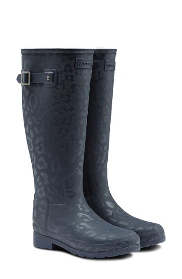 Women's Hunter Original Insulated Refined Rain Boot, Size 6 M - Blue