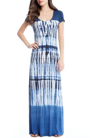 Women's Karen Kane Tie Dye Maxi Dress - Blue