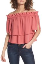 Women's Leith Off The Shoulder Blouse - Red