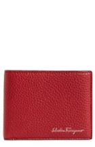 Men's Salvatore Ferragamo Firenze Leather Bifold Wallet - Red