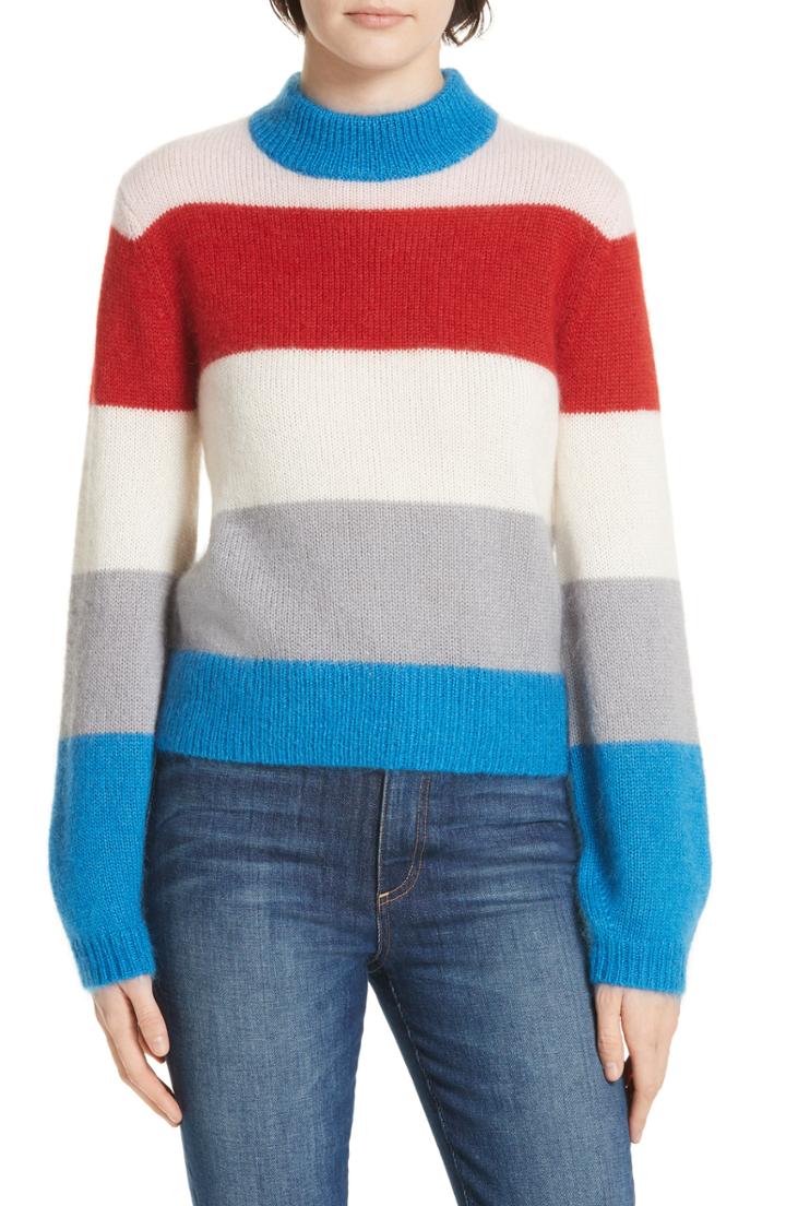 Women's Nordstrom Signature Stripe Sweater - Pink