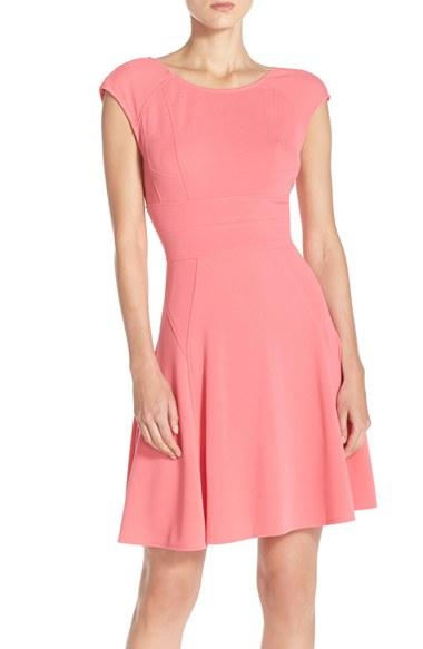 Women's Julia Jordan Cap Sleeve Fit & Flare Dress