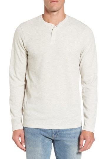 Men's Travis Mathew The Lux Henley, Size - Beige