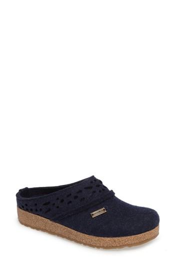 Women's Haflinger Lacy Indoor/outdoor Slipper Us / 42eu - Blue