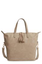 Emperia Selma Faux Leather Satchel - Grey