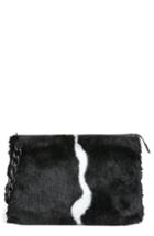 Kendall + Kylie Corey Faux Fur Clutch -