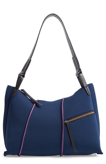 Sondra Roberts Neoprene Hobo - Blue