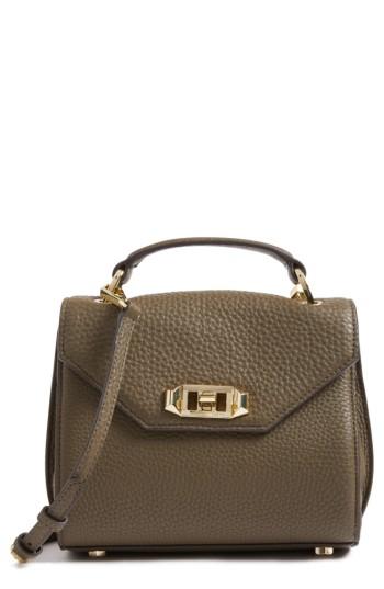 Rebecca Minkoff Top Handle Leather Satchel - Green