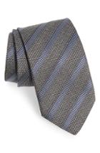 Men's Eton Stripe Cotton Blend Tie