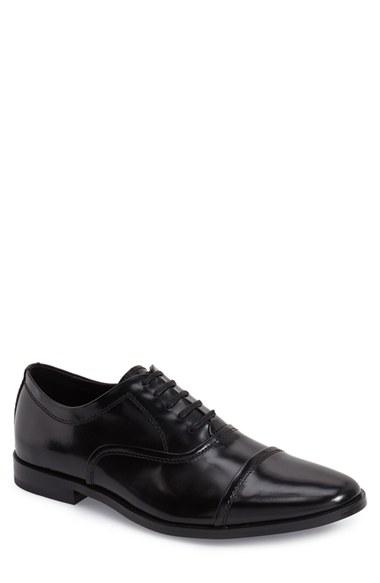 Men's Calvin Klein 'nino' Cap Toe Oxford .5 M - Black