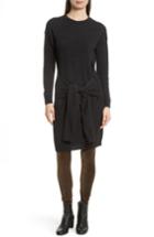 Women's Vince Long Sleeve Tie Waist Sweater Dress